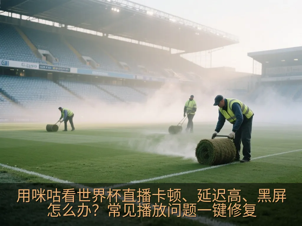 用咪咕看世界杯直播卡顿、延迟高、黑屏怎么办？常见播放问题一键修复